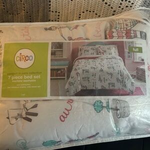 Circo Pink and White Comforter Set